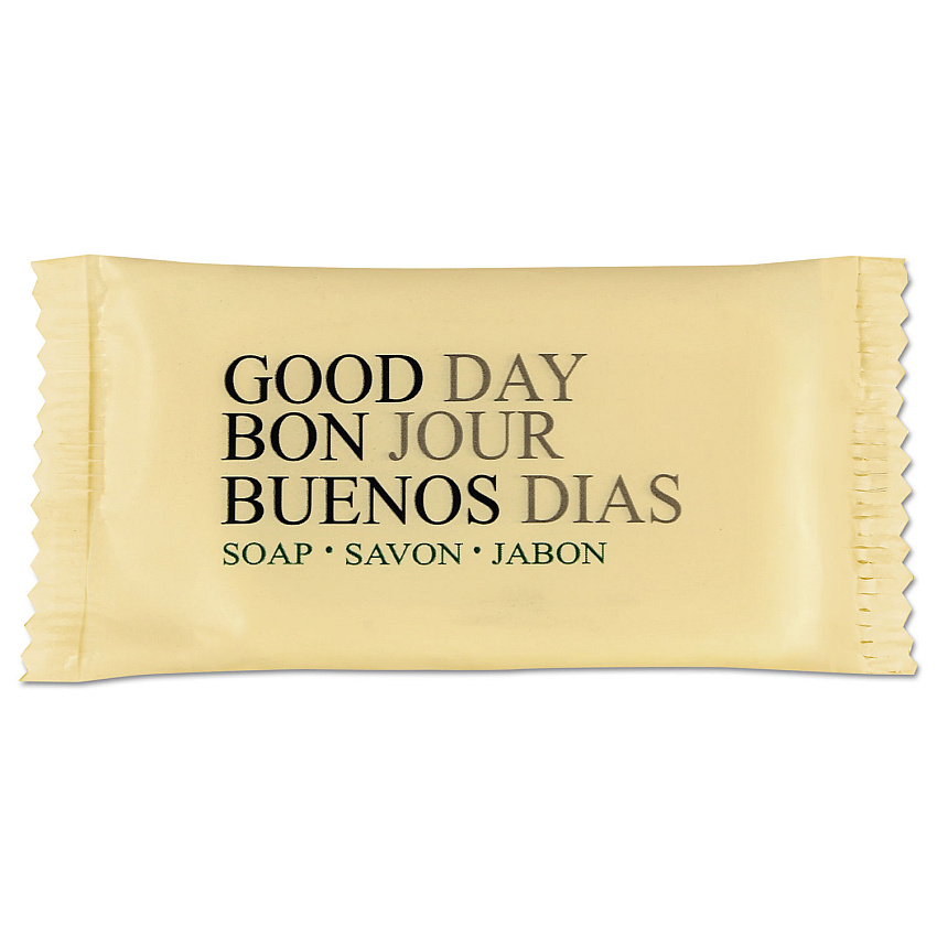 Good Day Amenity Bar Soap, Pleasant Scent, # 3/4 Individually Wrapped Bar, 1,000 /Carton (390075A)