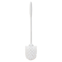 Rubbermaid Commercial Commercial-GradeToilet Bowl Brush, 10" Handle, White, 24/Carton (631000WECT)