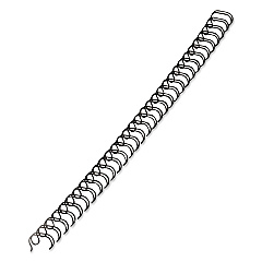 Fellowes Wire Bindings, 3/8" Diameter, 80 Sheet Capacity, Black, 25/Pack (52541)