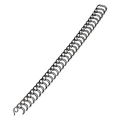 Fellowes Wire Bindings, 1/4" Diameter, 35 Sheet Capacity, Black, 25/Pack (52539)