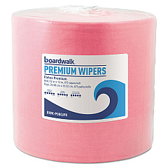 Boardwalk Hydrospun Wipers, 12 x 13, Red, 475/Roll (BWKP080JPR)