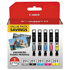 Canon CLI-251 Value Pack
