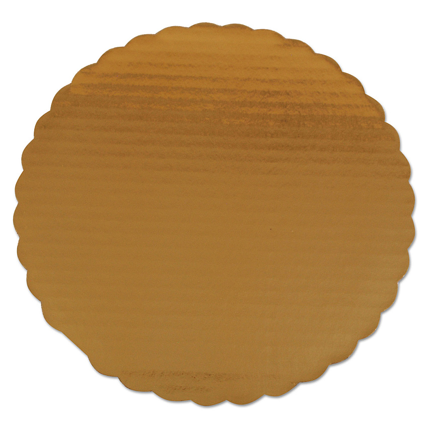 Gold Cake Circles, Single Wall Construction, 14" Diameter X 0.13", Gold, Paper, 100/carton