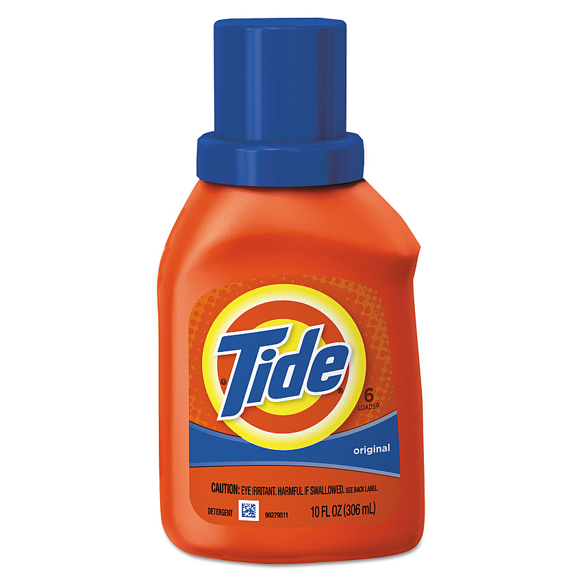 Tide Liquid Laundry Detergent, Original Scent, 10 oz Bottle, 12/Carton (00471)