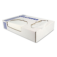Linear Low Density Can Liners with AccuFit Sizing, 23 gal, 0.9 mil, 28" x 45", Clear, 200/Carton (H5645TCR01)