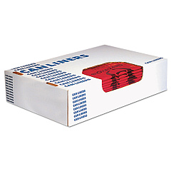 Heritage Healthcare Biohazard Printed Can Liners, 8-10 gal, 1.3 mil, 24" x 23", Red, 500/Carton (A4823PR)