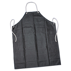 AbilityOne 8415006345023, SKILCRAFT, Laboratory Apron, Rubber/Aluminum/Nylon, 35 x 45, One Size Fits Most, Black