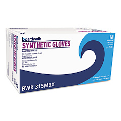Boardwalk Powder-Free Synthetic Vinyl Gloves, Medium, Cream, 4 mil, 1000/Carton (BWK315MCT)