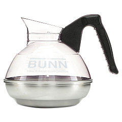 BUNN 64 oz. Easy Pour Decanter, Black Handle (6100)