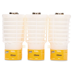 Rubbermaid Commercial TCell Microtrans Odor Neutralizer Refill, Citrus, 1.62 oz, 6/Carton (402113)