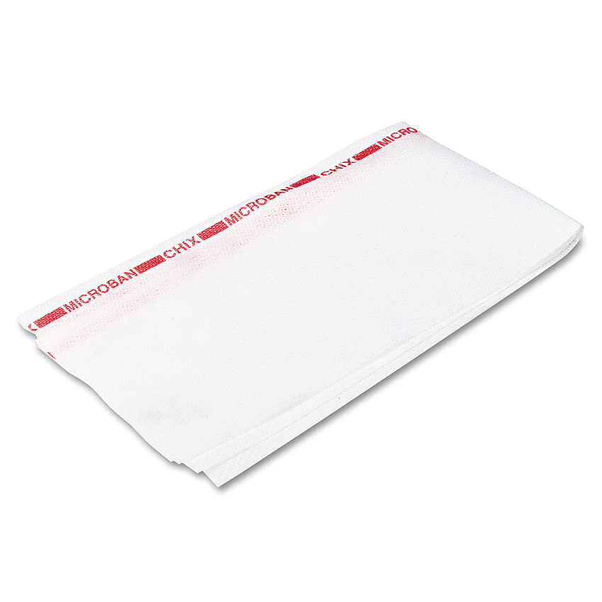 Chix Reusable Food Service Towels, Fabric, 13 x 24, White, 150/Carton (8250)