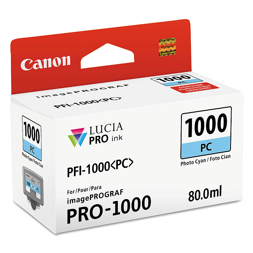 Canon PFI-1000PC Photo Cyan Ink Tank (0550C002)