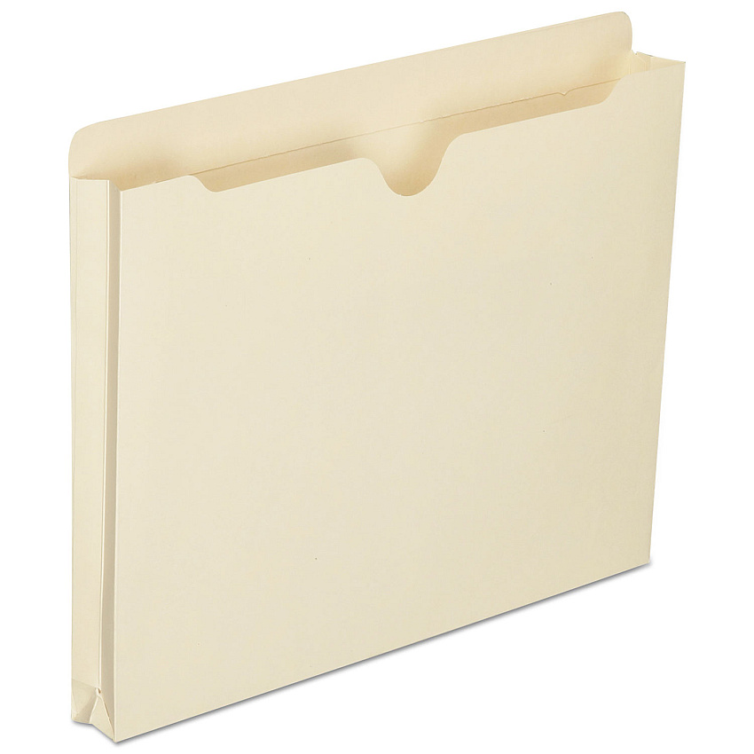AbilityOne 7530016321013 SKILCRAFT Manila File Jacket, Straight Tab, Letter Size, Manila, 50/Box