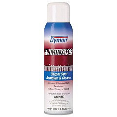 Dymon Eliminator Carpet Spot and Stain Remover, 18 oz Aerosol Spray, 12/Carton (10620)