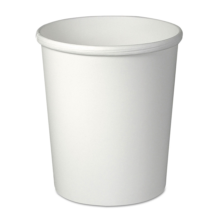 Dart Flexstyle Double Poly Paper Containers, 32 oz, White, 25/Pack, 20 Packs/Carton (H4325U)