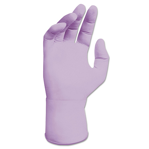 Purple Nitrile Exam Gloves, 242 Mm Length, Small, Lavender, 250/box