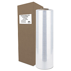 Universal Machine Stretch Film, 20" x 5,000 ft, 20.3 mic, Clear (UNVM205080)