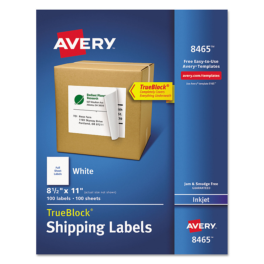 Avery 8465 Labels
