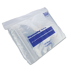 Fantapak Plastic Zipper Bags, 2 mil, 7" x 8", Clear, 1,000/Box, 2 Boxes/Carton (MGZ2P0708)
