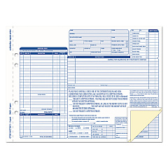 TOPS Auto Repair Four-Part Carbonless, Four-Part Carbonless, 8.5 x 11, 50 Forms (3869)