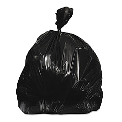 Heritage Linear Low-Density Can Liners, 16 gal, 0.9 mil, 24" x 23", Black, 500/Carton (H4823TK)