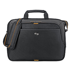 Solo Urban Slim Brief, Fits Devices Up to 15.6", Polyester, 16.5 x 2 x 11.75, Black (UBN1014)