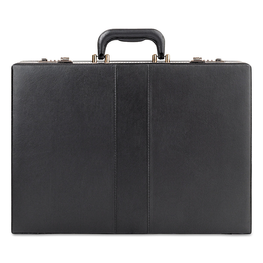 Solo Classic Attache, Vinyl, 12.5 x 4 x 17.5, Black (K854)