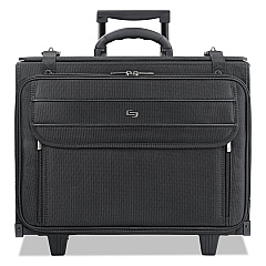Solo Classic Rolling Catalog Case, Fits Devices Up to 17.3", Polyester, 18 x 7 x 14, Black (B1514)
