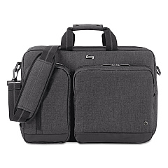 Solo Urban Hybrid Briefcase, Fits Devices Up to 15.6", Polyester, 16.75" x 4" x 12", Gray (UBN31010)
