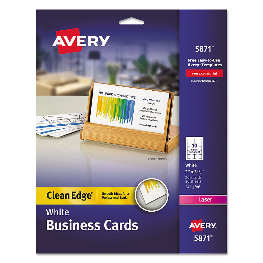 Avery 5871 Business Cards