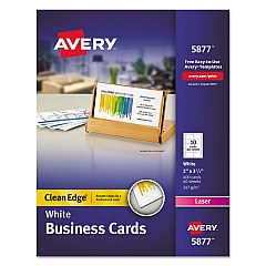 Avery 5877 Premium Clean Edge Business Cards