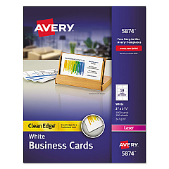 Avery 5874 Premium Clean Edge Business Cards