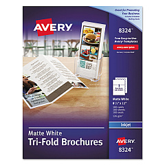 Avery 8324 Tri-Fold Brochures