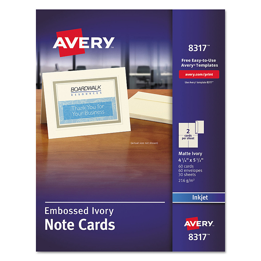 Avery 8317 Note Cards with Matching Envelopes