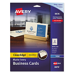 Avery 8876 Premium Clean Edge Business Cards