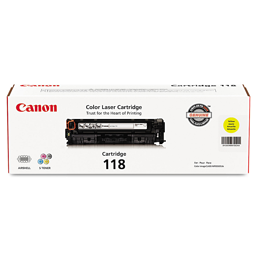 Canon 118 Yellow Toner Cartridge