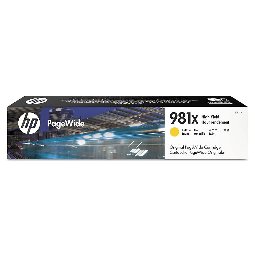 HP L0R11A Yellow Ink Cartridge