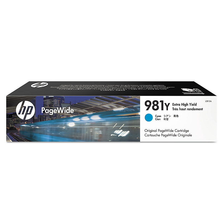HP L0R13A Cyan Ink Cartridge