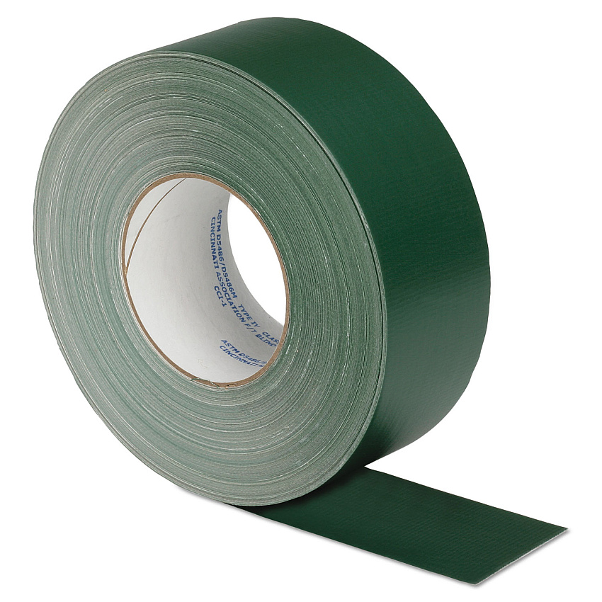 AbilityOne 7510000745157 SKILCRAFT Waterproof Tape - "The Original'' 100 MPH Tape, 3" Core, 2.5" x 60 yds, Dark Green