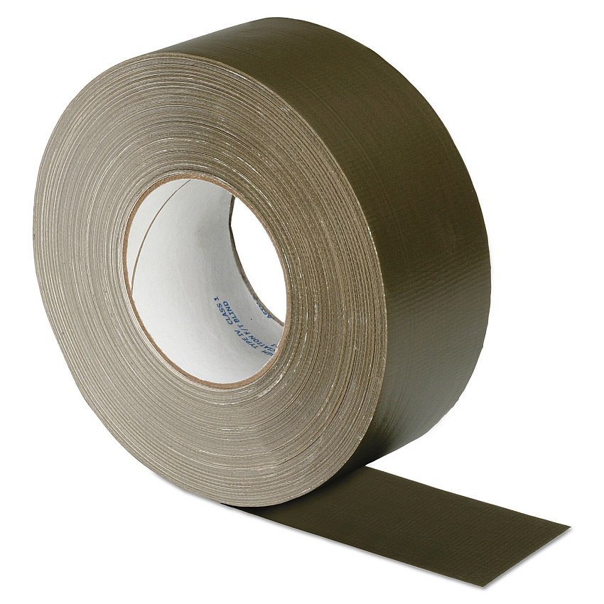 AbilityOne 7510000745100 SKILCRAFT Waterproof Tape - "The Original'' 100 MPH Tape, 3" Core, 2.5" x 60 yds, Olive Drab