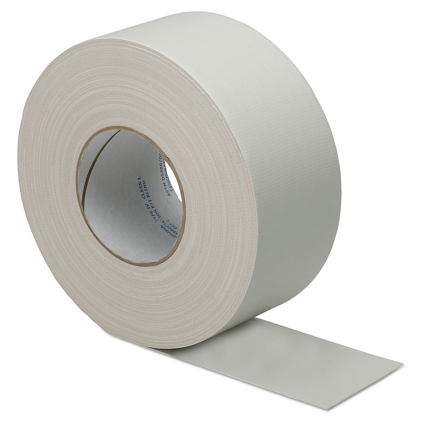 AbilityOne 7510000744954 SKILCRAFT Waterproof Tape - "The Original'' 100 MPH Tape, 3" Core, 3" x 60 yds, White