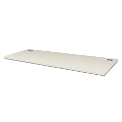 HON Voi Rectangular Worksurface, Two Grommets, 60" x 24" x , Silver (VTR60BB)