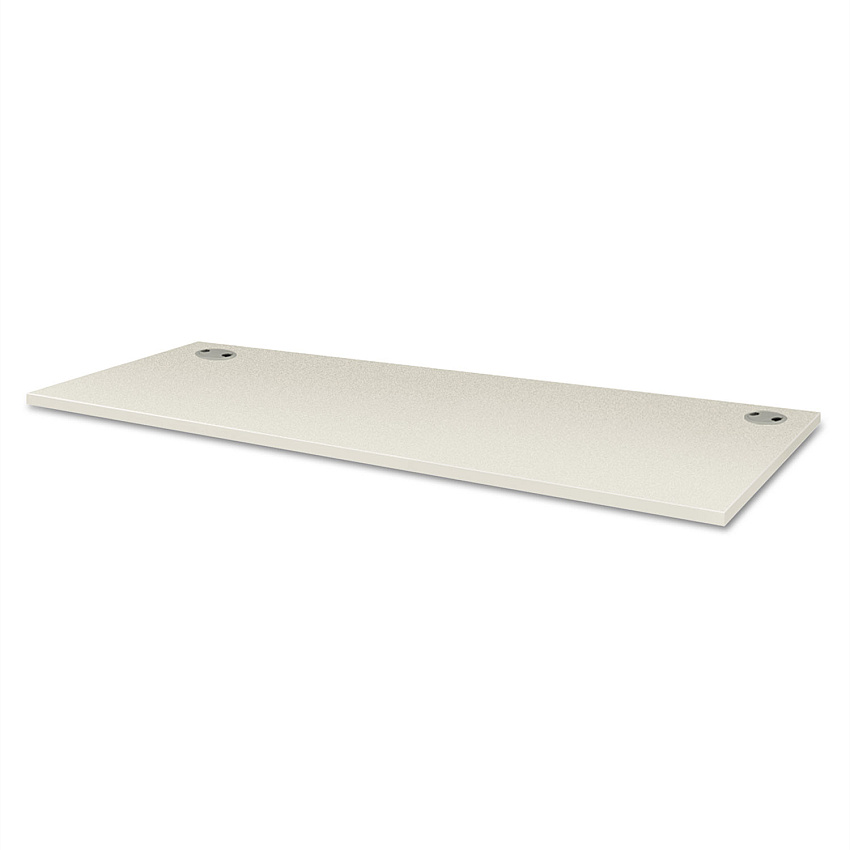 HON Voi Rectangular Worksurface, Two Grommets, 60" x 24" x , Silver (VTR60BB)