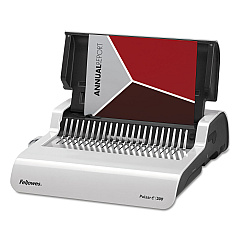 Fellowes Pulsar Electric Comb Binding System, 300 Sheets, 17 x 15.38 x 5.13, White (5216701)