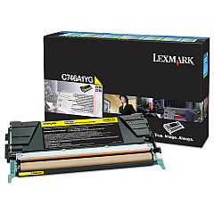Lexmark C746A2YG Yellow Toner Cartridge