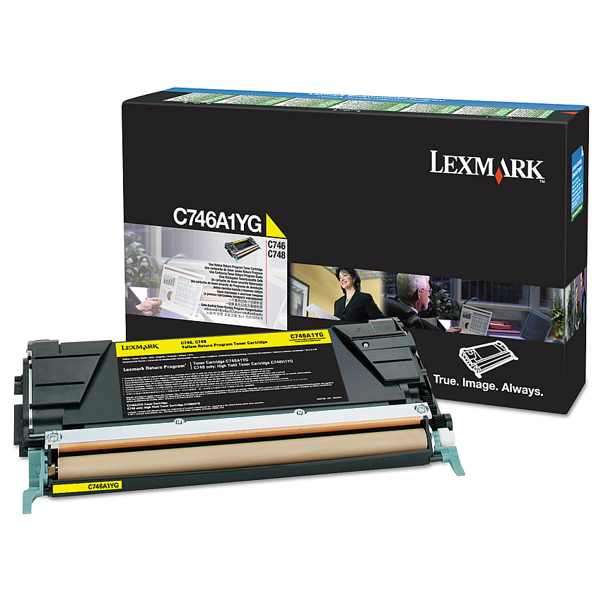 Lexmark C746A2YG Yellow Toner Cartridge