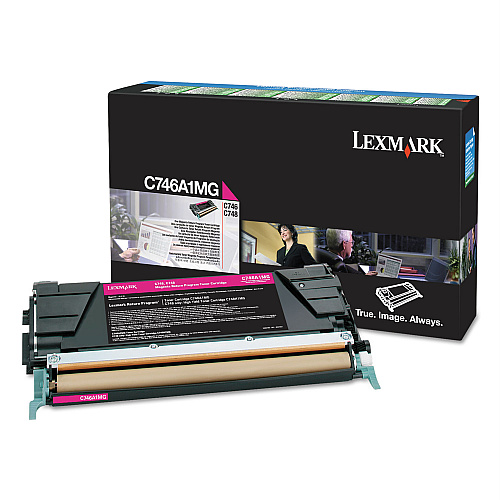Lexmark C746A2MG Magenta Toner Cartridge