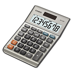 Casio MS-80B Tax and Currency Calculator, 8-Digit LCD