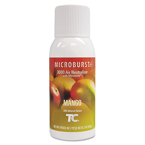 Rubbermaid Commercial Microburst 3000 Refill, Mango, 2 oz Aerosol Spray, 12/Carton (401690)