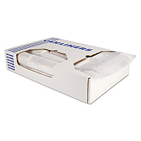 High-density Waste Can Liners, 33 Gal, 9 Mic, 33" X 38", Natural, 25 Bags/roll, 20 Rolls/carton